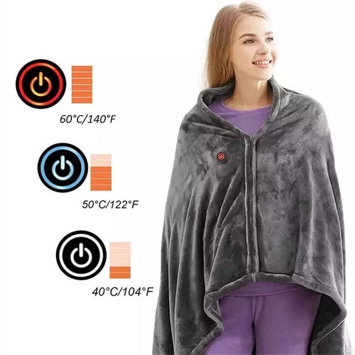 Load image into Gallery viewer, Electric Heating and Warm Shawl Blanket
