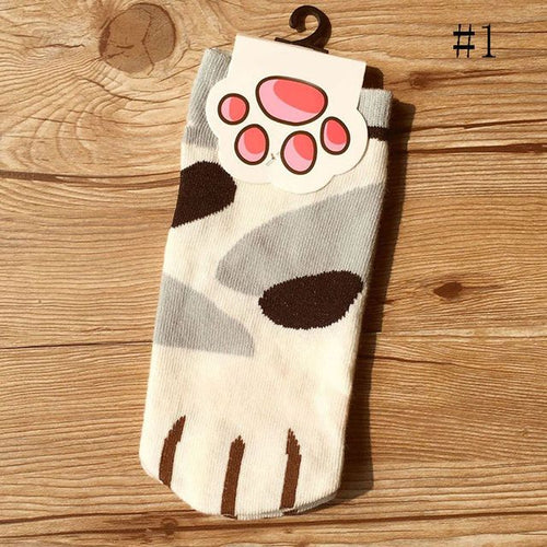 Load image into Gallery viewer, Cartoon Cute Cats Paw Socks
