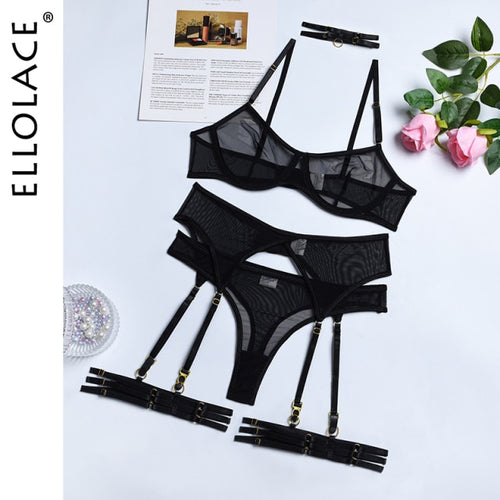 Load image into Gallery viewer, 4 Pieces Sexy Erotic Lingerie
