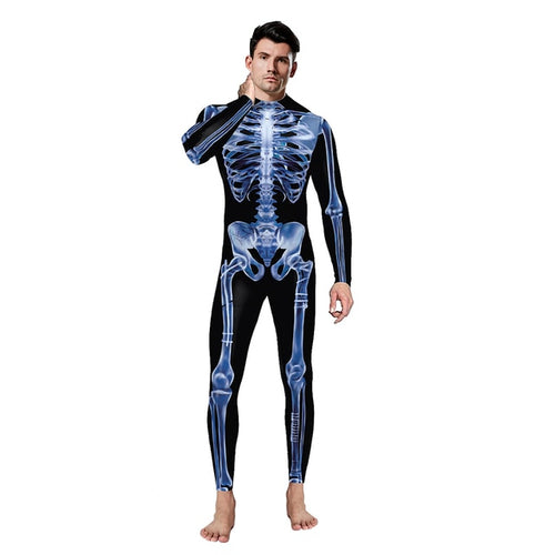 Load image into Gallery viewer, Bodysuit Skull Halloween Costumes
