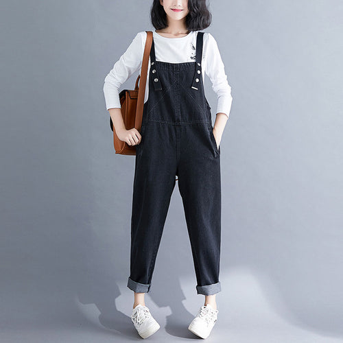 Load image into Gallery viewer, Jumpsuit Loose Suspenders
