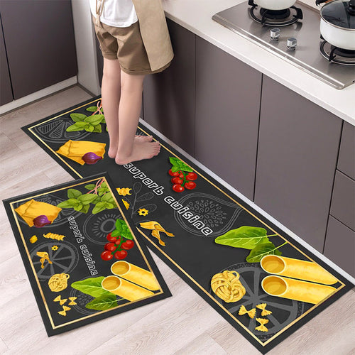 Load image into Gallery viewer, Tableware Pattern Floor Mat
