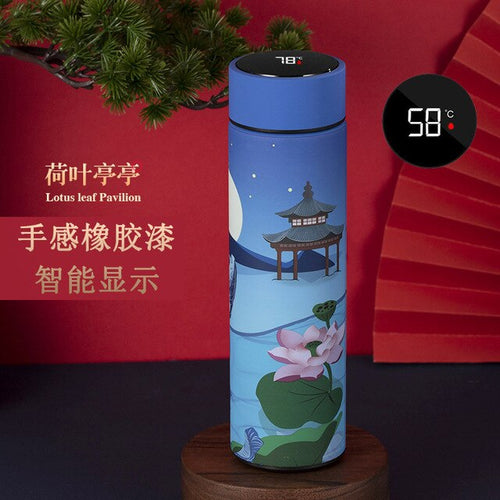 Load image into Gallery viewer, Temperature Display Thermos Bottle
