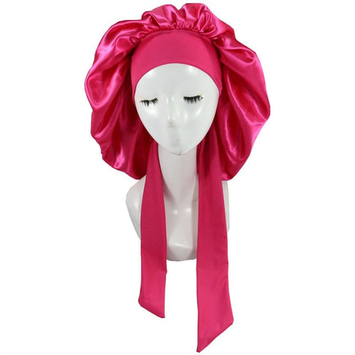 Load image into Gallery viewer, Women Satin Sleeping / Shower Cap
