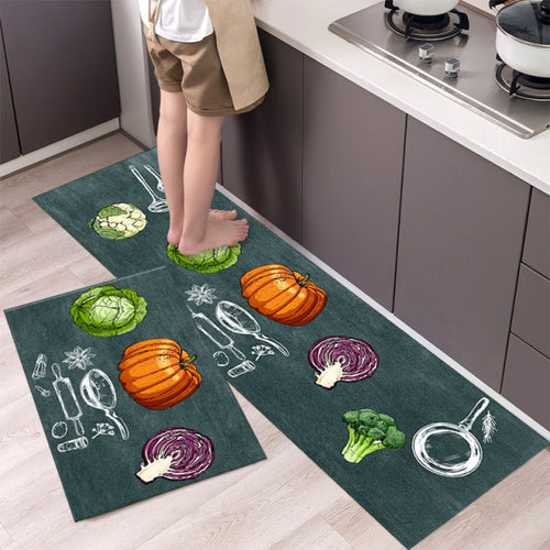 Load image into Gallery viewer, Tableware Pattern Floor Mat
