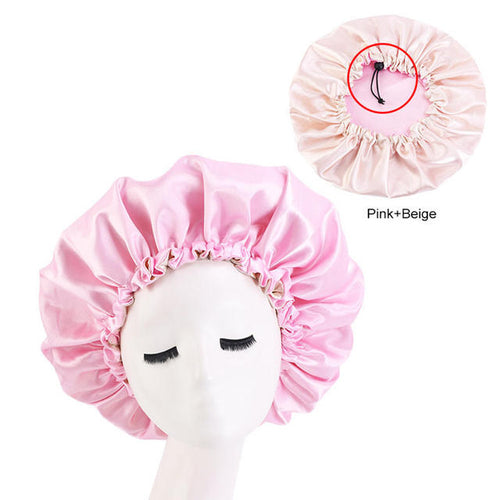 Load image into Gallery viewer, Women Satin Sleeping / Shower Cap
