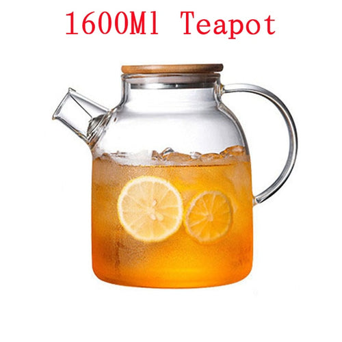 Load image into Gallery viewer, Big Heat Resistant Glass Teapot
