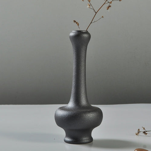 Load image into Gallery viewer, Black Glaze Vase
