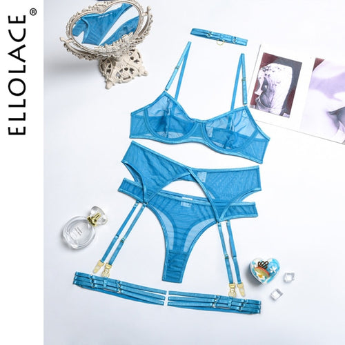 Load image into Gallery viewer, 4 Pieces Sexy Erotic Lingerie
