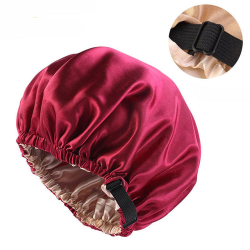 Load image into Gallery viewer, Women Satin Sleeping / Shower Cap
