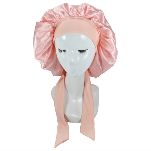 Load image into Gallery viewer, Women Satin Sleeping / Shower Cap
