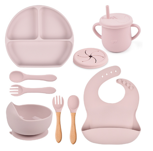 Load image into Gallery viewer, 5Pcs/Set Silicone Children Tableware
