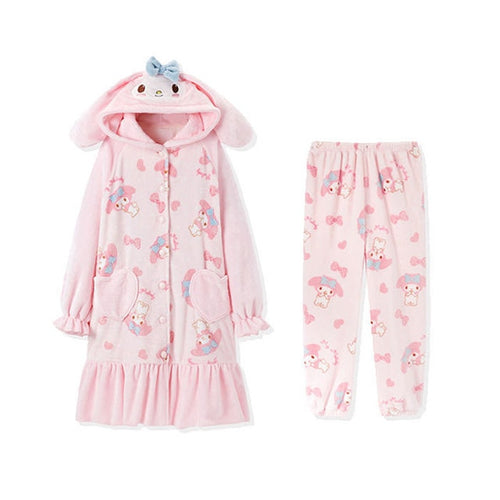 Load image into Gallery viewer, Sanrio Two Piece Nightgown
