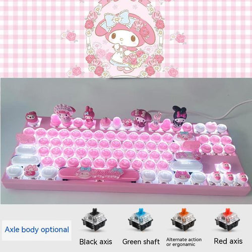 Load image into Gallery viewer, Anime Manual 87/104 Keys Mechanical Keyboard
