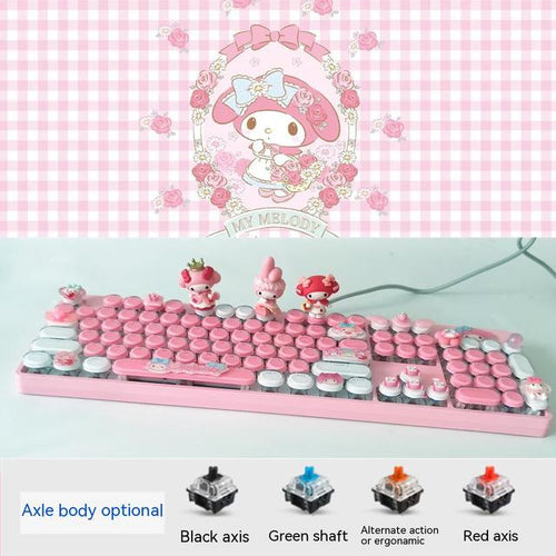 Load image into Gallery viewer, Anime Manual 87/104 Keys Mechanical Keyboard
