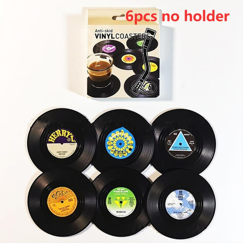 Load image into Gallery viewer, Vinyl Record Player Coasters
