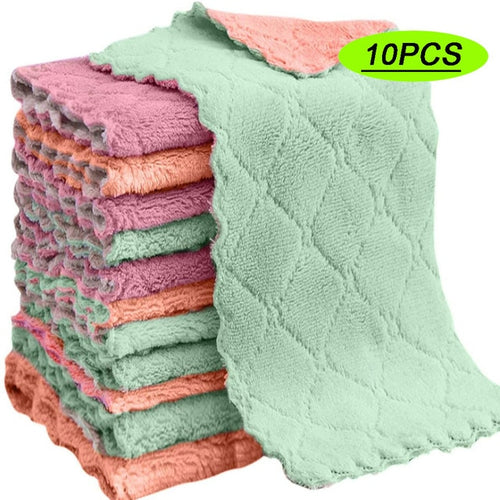 Load image into Gallery viewer, 10Pcs Microfiber Absorbent Towel
