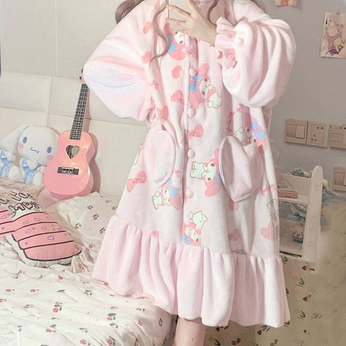 Load image into Gallery viewer, Sanrio Two Piece Nightgown
