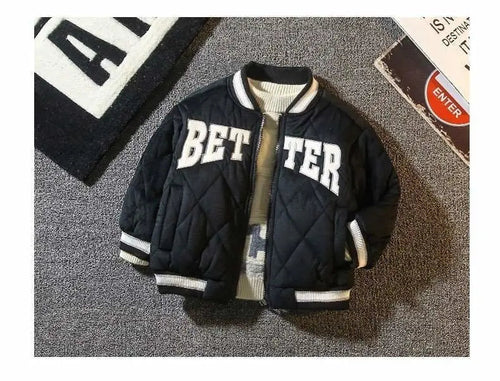 Load image into Gallery viewer, Kinder Baseball &quot;BETTER&quot; Bomber Jacket
