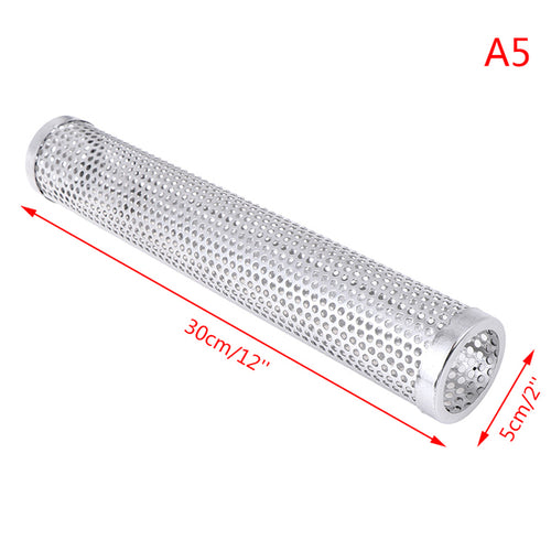 Load image into Gallery viewer, BBQ Stainless Steel  Perforated Mesh Smoker Tube
