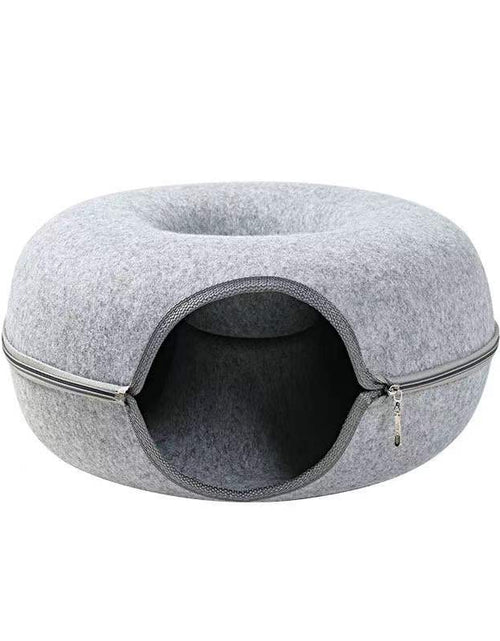 Load image into Gallery viewer, Donut Shaped Cat Bed
