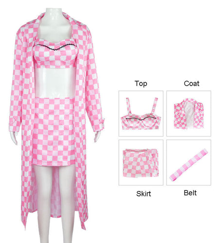 Barbie Square Pattern Outfit