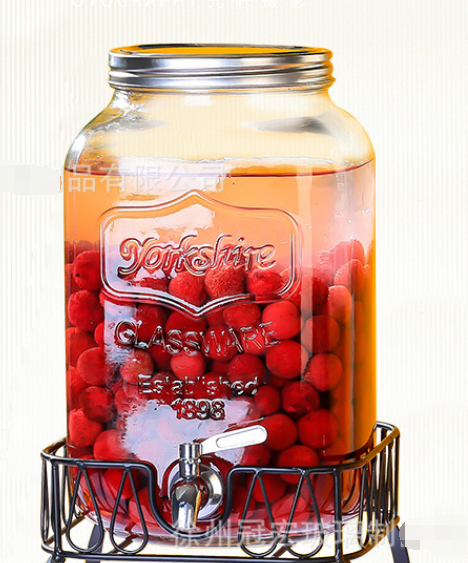 Load image into Gallery viewer, Retro Embossed Drink Dispenser Jar
