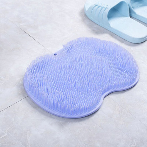 Load image into Gallery viewer, Bath Mat Back Massage Silicone Brush
