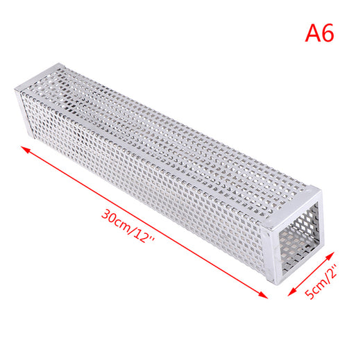 Load image into Gallery viewer, BBQ Stainless Steel  Perforated Mesh Smoker Tube
