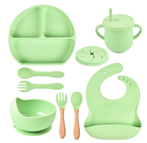 Load image into Gallery viewer, 5Pcs/Set Silicone Children Tableware
