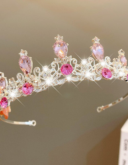 Load image into Gallery viewer, Princess Crystal Tiaras and Crowns
