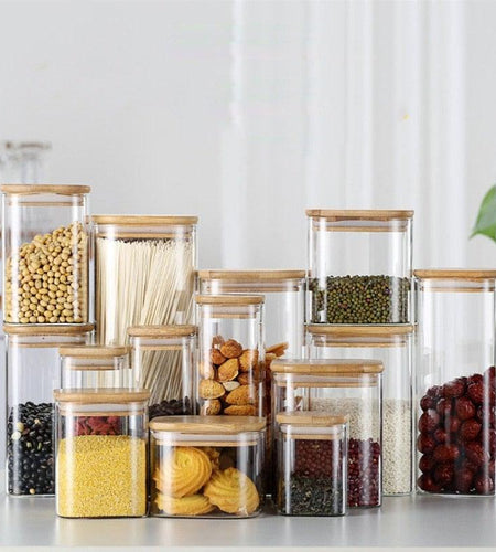 Glass Spice Jars