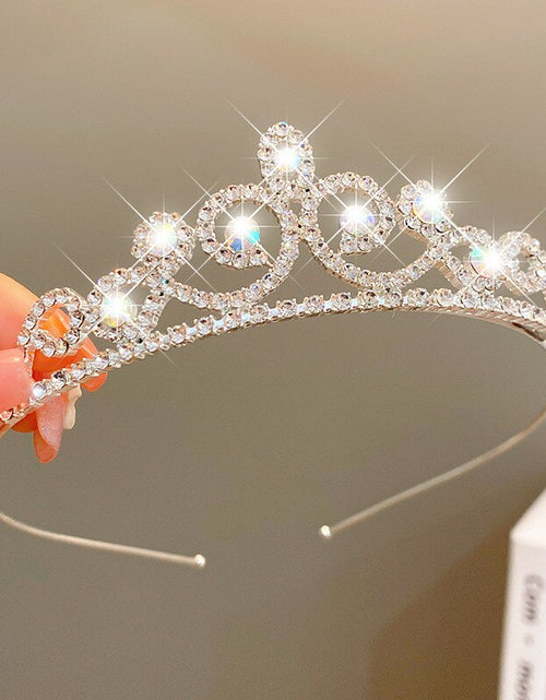 Load image into Gallery viewer, Princess Crystal Tiaras and Crowns
