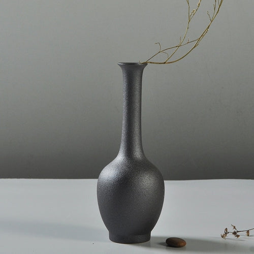 Load image into Gallery viewer, Black Glaze Vase
