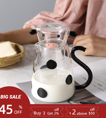 Transparent Borosilicate Glass Jug