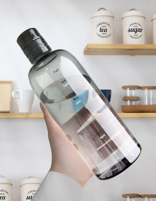 Load image into Gallery viewer, Straw Water Bottle with Time Marker
