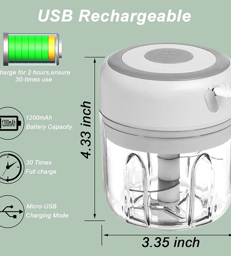 Mini Electric Garlic Chopper