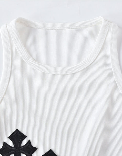 Load image into Gallery viewer, Sleeveless O-Neck Basic Slim Vest Tee
