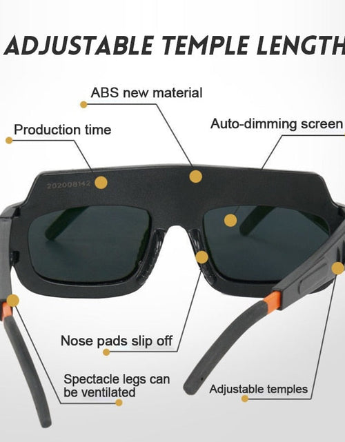 Load image into Gallery viewer, Griffin&#39;s Welding School™ Auto-Darkening Anti-Glare Goggles
