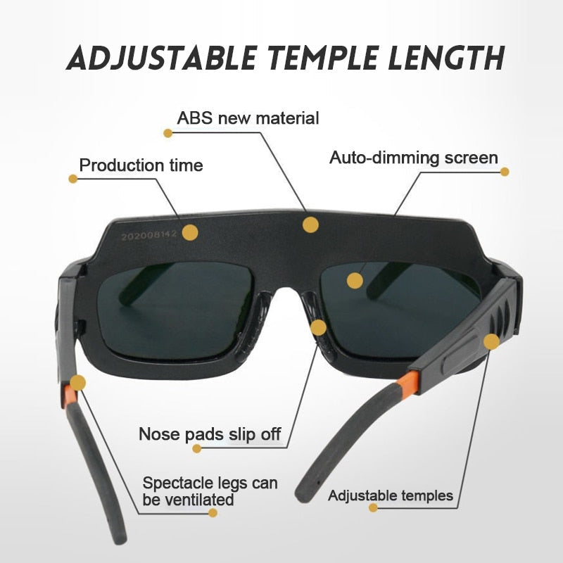 Griffin's Welding School™ Auto-Darkening Anti-Glare Goggles