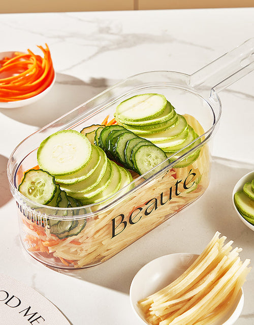 Load image into Gallery viewer, Multifunction Vegetable Cutter With Basket And Brush
