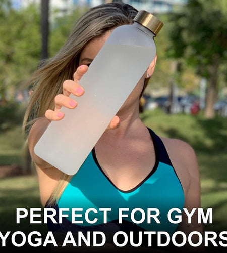 Water Bottle With Time Marker