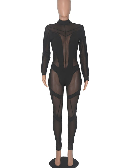 Load image into Gallery viewer, Echoine Stretch See Through Jumpsuit
