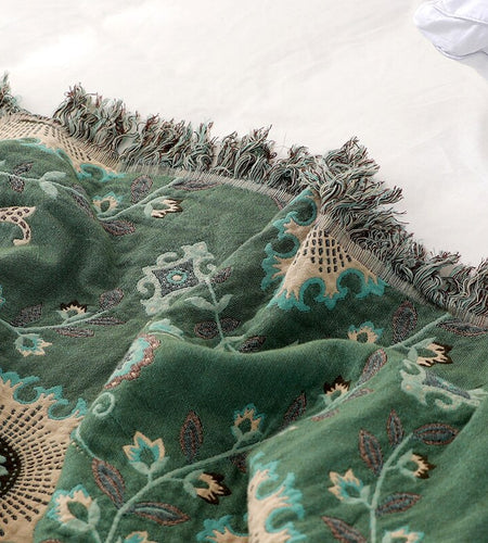 Cotton Sofa Throw Blanket