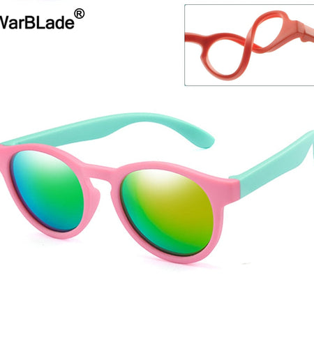 Kids Polarized Round Sunglasses