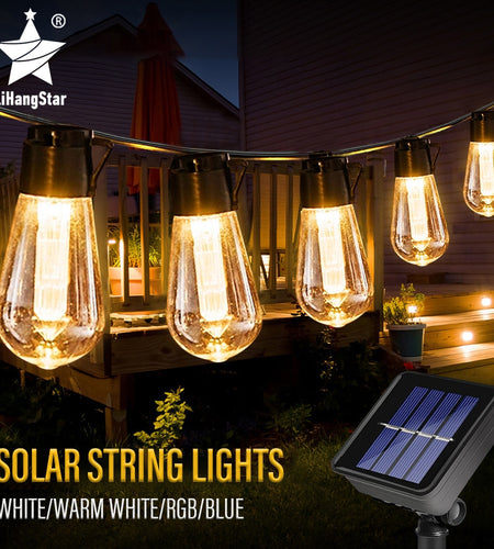 LED Solar String Waterproof Lights
