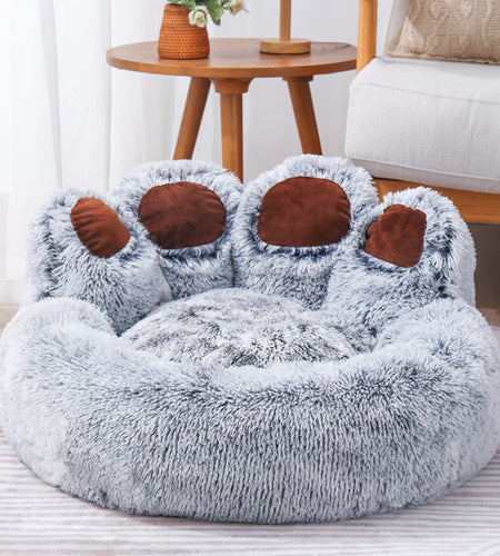 Pet Bear Paw Shape House Bed