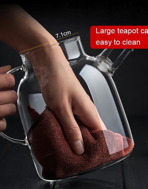 Load image into Gallery viewer, Big Heat Resistant Glass Teapot
