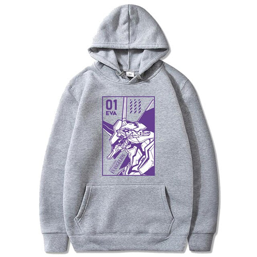 Load image into Gallery viewer, Anime EVA Men&#39;s Long Sleeve Hoodies
