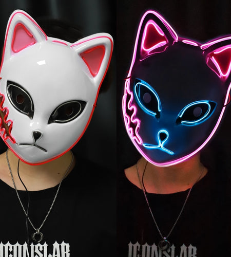 Halloween LED Cat Mask